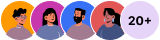 hero user avatars